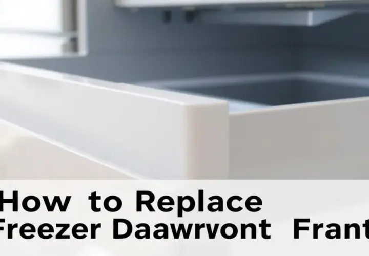 Pęknięty front zamrażarki? Wymień go sam! Prosty poradnik