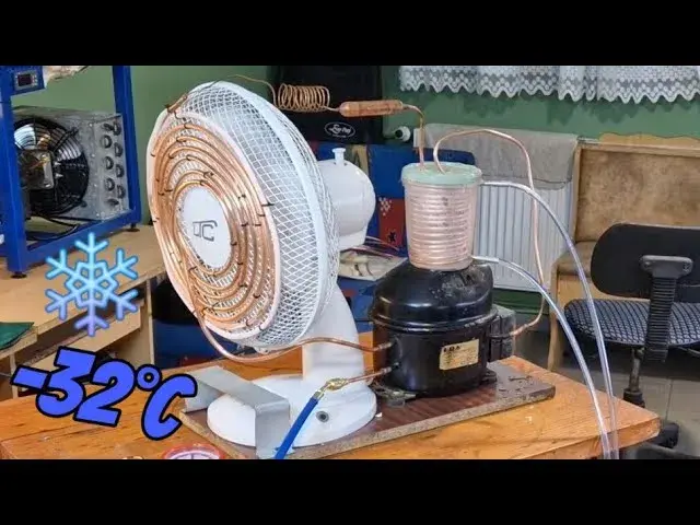 Klimatyzator z zamrażarki DIY: instrukcja, realna moc i pułapki