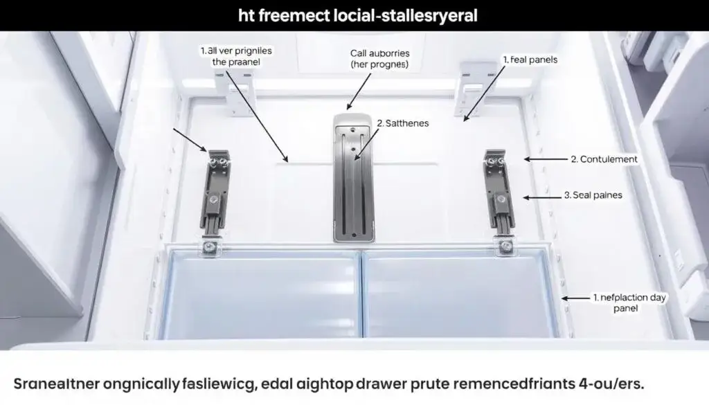 Prawidłowy montaż szuflady lodówka Samsung